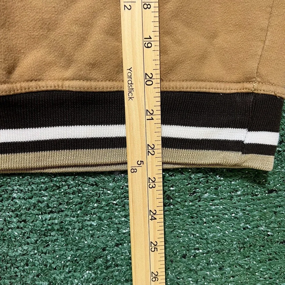 VTG 80s Adidas Originals Sweatshirt Mens Medium Brown Trefoil Logo Fleece